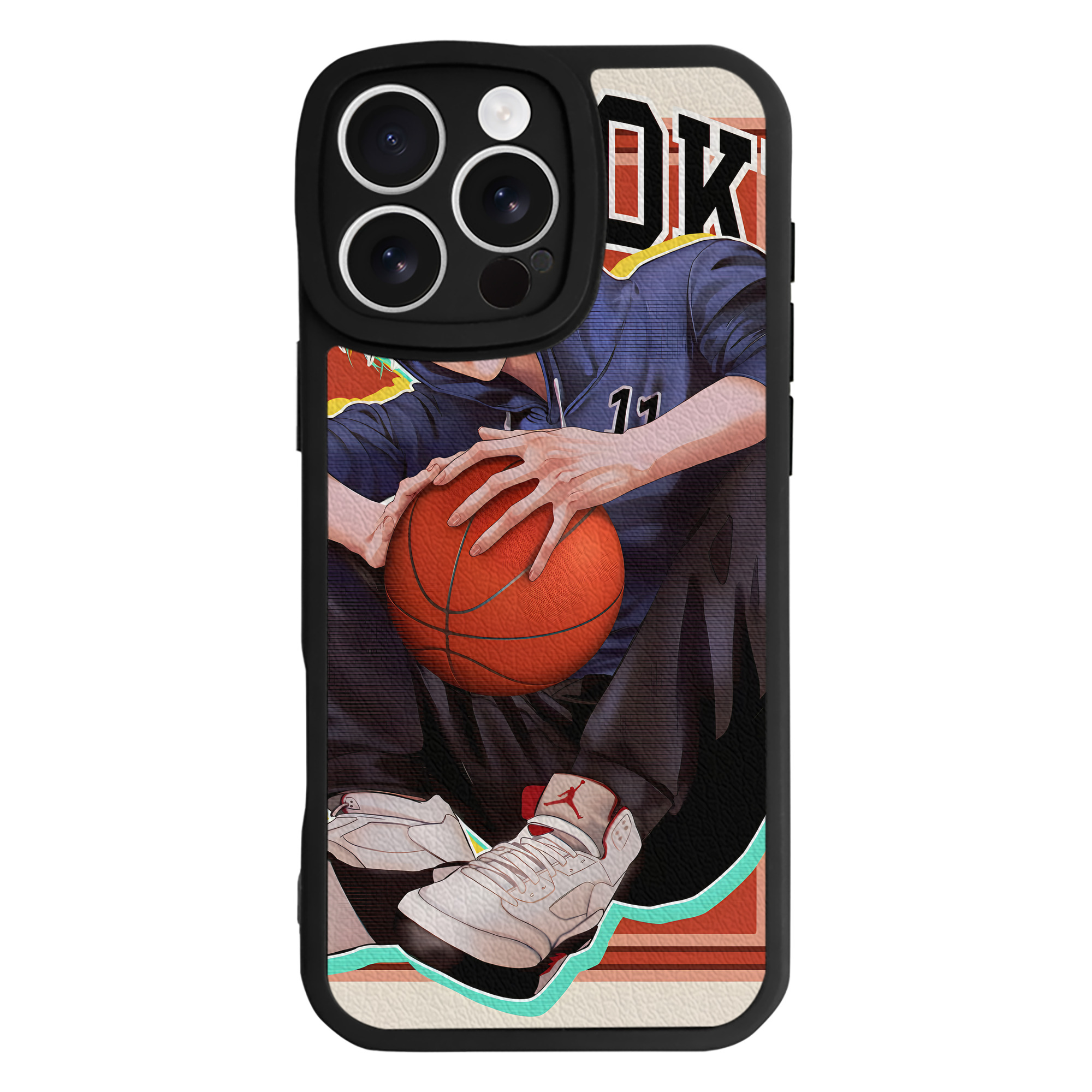 （画像用） SLAM DUNK／スラムダンク 【iPhone 16シリーズ対応】シリコンスマホケース（レザー調） 材質：シリコン